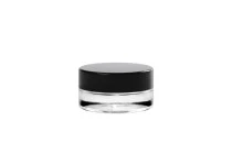 5ml Glas, transparent mit Deckel und Innendichtung