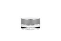 5ml Glas, transparent mit Deckel und Innendichtung