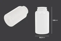 PET-Kunststoffdose 200ml in weißer Farbe für Pillen und Kapseln
