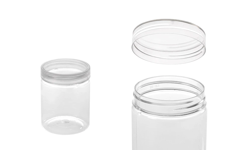 Βαζάκι 140 ml πλαστικό (PET) 55x75 mm διάφανο με καπάκι - 12 τμχ Βαζάκι 140 ml πλαστικό (PET) 55x75 mm διάφανο με καπάκι - 12 τμχ
