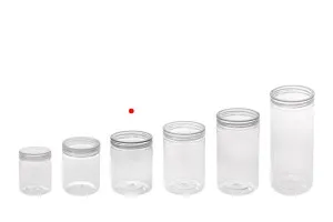 Transparent 200ml PET jar with cap in size 65x85 mm -available in a package with 12 pcs-3