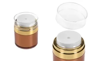 Airless 30ml plastic jar with lid-2