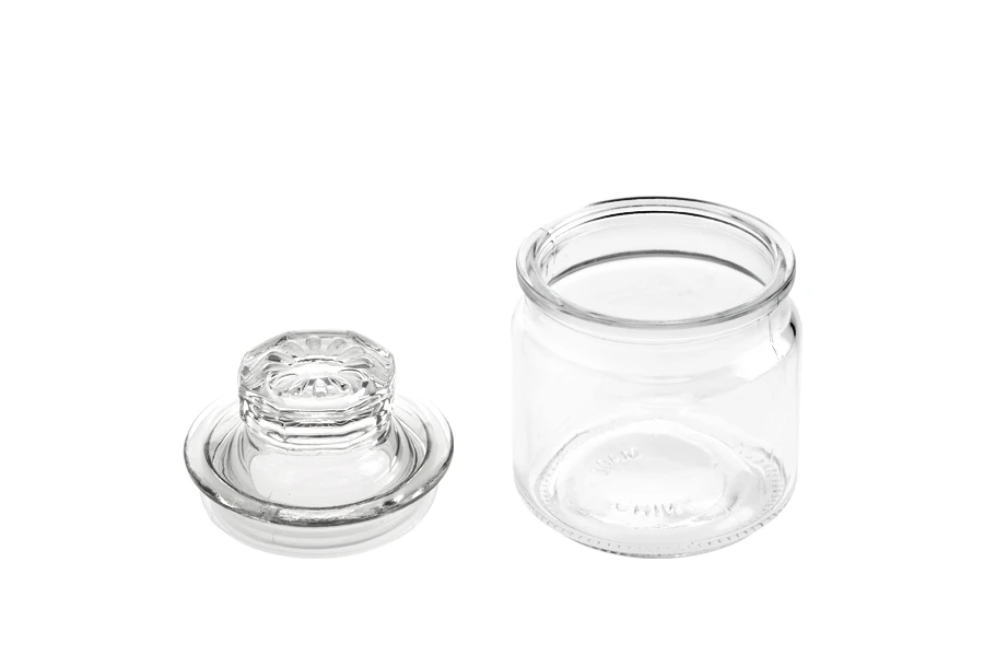 Barattolo in vetro da 150 ml con tappo e chiusura ermetica 70x100 mm Barattolo in vetro da 150 ml con tappo e chiusura ermetica 70x100 mm