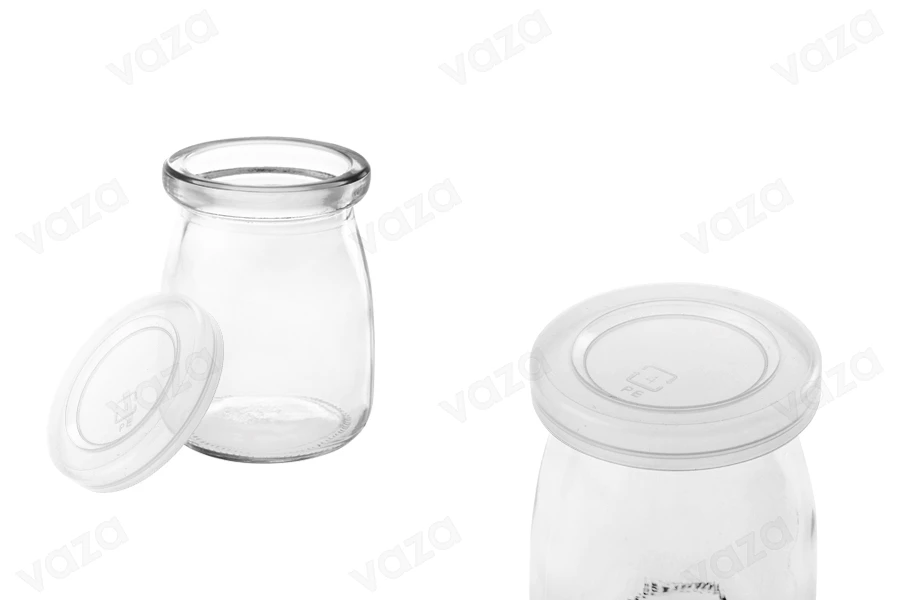 Βαζάκι 100 ml στρογγυλό με πλαστικό καπάκι-εικόνα_προϊοντική