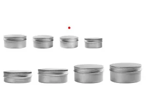 10ml aluminum jar with EPE liner inserted in the cap, available in many colors and in a package with 12 pcs-3