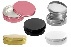 100ml aluminum jar with EPE liner inserted in the cap - available in a package with 12 pcs-2