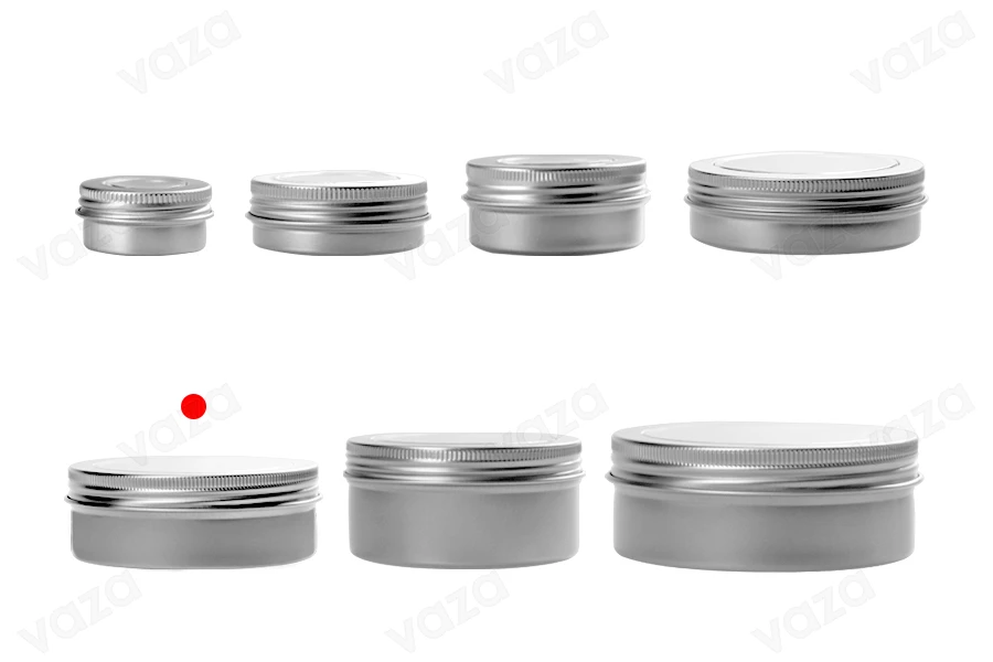 Pot en aluminium de 150ml avec fenêtre sur le couvercle - 12 pcs Pot en aluminium de 150ml avec fenêtre sur le couvercle - 12 pcs-εικόνα_σύνθεση