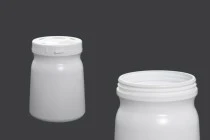 Βάζο 500 ml πλαστικό με καπάκι Βάζο 500 ml πλαστικό με καπάκι