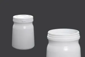 500 ml plastic jar with lid-1