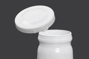 500 ml plastic jar with lid-2