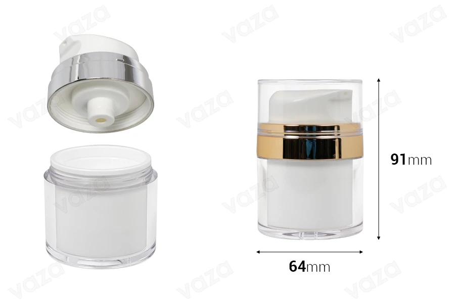 Βαζάκι airless 50 ml πλαστικό με καπάκι Βαζάκι airless 50 ml πλαστικό με καπάκι-εικόνα_διαστάσεις