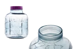 15 liter jar with lid for food and beverage storage-2