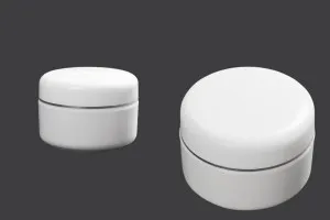 30ml Acrylweiß Wasserflasche mit Deckel - 12 Stck-1