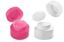 Cremedose 50ml aus Kunststoff doppelwandig mit Abdichtscheibe -6 Stücke Cremedose 50ml aus Kunststoff doppelwandig mit Abdichtscheibe -6 Stücke