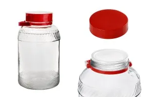 Bocal de 8 litres pour stockage d’aliments et de boissons-1