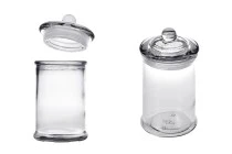 Γυάλινη μικρή γυάλα 330ml με γυάλινο καπάκι και με αεροστεγές κλείσιμο Γυάλινη μικρή γυάλα 330ml με γυάλινο καπάκι και με αεροστεγές κλείσιμο