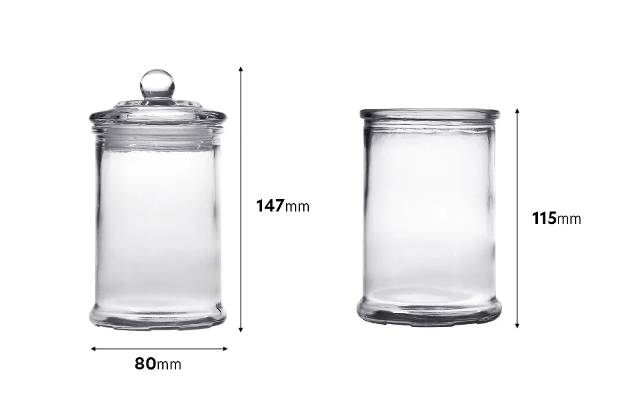 Γυάλινη μικρή γυάλα 330ml με γυάλινο καπάκι και με αεροστεγές κλείσιμο Γυάλινη μικρή γυάλα 330ml με γυάλινο καπάκι και με αεροστεγές κλείσιμο