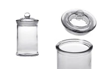 Γυάλινη μικρή γυάλα 330ml με γυάλινο καπάκι και με αεροστεγές κλείσιμο Γυάλινη μικρή γυάλα 330ml με γυάλινο καπάκι και με αεροστεγές κλείσιμο