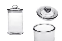 700ml large glass jar with airtight glass cap in size 190x100mm 700ml large glass jar with airtight glass cap in size 190x100mm