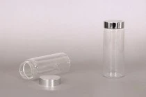 Βάζο γυάλινο 150 ml με καπάκι και εσωτερικό παρέμβυσμα