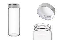 Βάζο γυάλινο 150 ml με καπάκι και εσωτερικό παρέμβυσμα