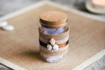 200ml glass candle jar with cork lid 200ml glass candle jar with cork lid