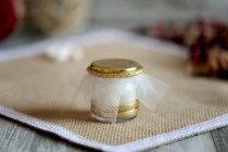 Μπομπονιέρα βαζάκι 40 ml γυάλινο χωρίς καπάκι *-εικόνα_σύνθεση