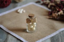 Mini 60ml glass bottle with cork stopper Mini 60ml glass bottle with cork stopper