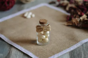 Glass bottle with natural cork 60 ml-5