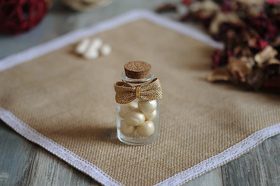 Mini 60ml glass bottle with cork stopper Mini 60ml glass bottle with cork stopper
