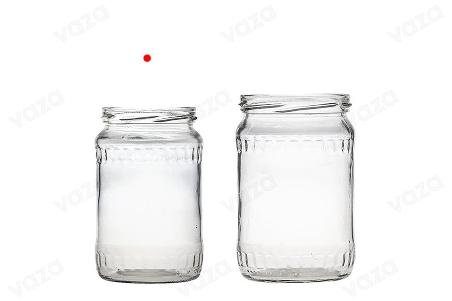 Kavanoz cilindrik për mjaltë 580 ml Facet - 72 copë Kavanoz cilindrik për mjaltë 580 ml Facet - 72 copë-imazh_grup