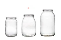 Κλασικό γυάλινο βάζο 1000 ml - 18 τμχ