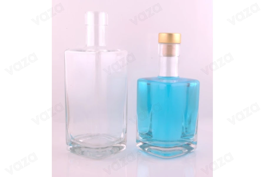 Тετράγωνο Κομψό μπουκάλι για λάδι και ποτά 500 ml-εικόνα_σύνθεση
