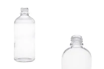 Γυάλινο μπουκαλάκι για αιθέρια έλαια 100 ml διάφανο με στόμιο PP18