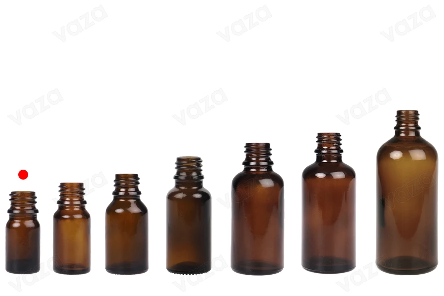 5ml amber glass bottle for essential oils with PP18 mouth 5ml amber glass bottle for essential oils with PP18 mouth-image_group