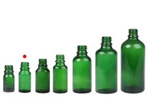 10ml green glass bottle for essential oils with PP18 finish-9
