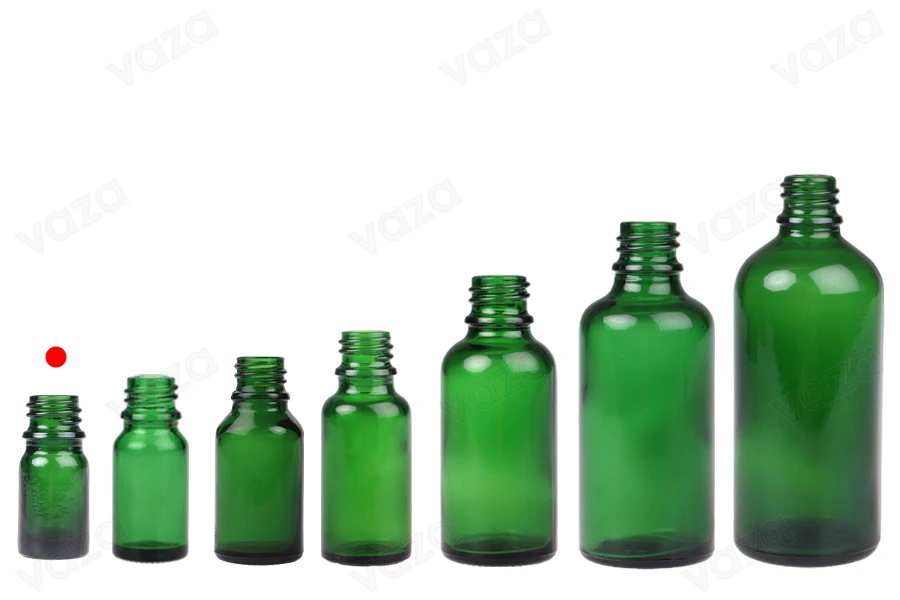 5ml green glass bottle for essential oils with PP18 mouth-image_group