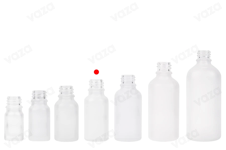 Γυάλινο μπουκαλάκι για αιθέρια έλαια 20 ml διάφανο αμμοβολής με στόμιο PP18 Γυάλινο μπουκαλάκι για αιθέρια έλαια 20 ml διάφανο αμμοβολής με στόμιο PP18-εικόνα_σύνθεση