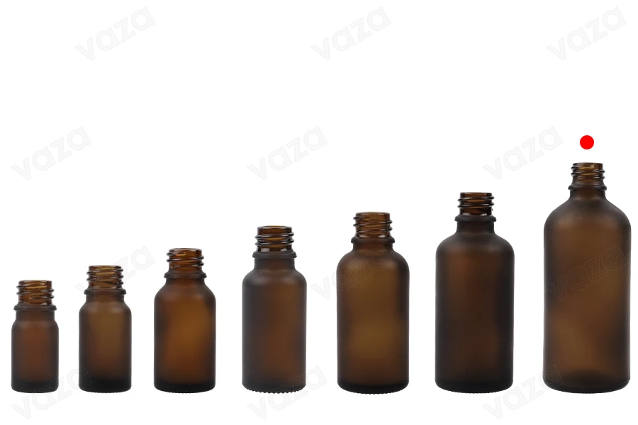 Γυάλινο μπουκαλάκι για αιθέρια έλαια 100 ml καραμελέ αμμοβολής με στόμιο PP18 Γυάλινο μπουκαλάκι για αιθέρια έλαια 100 ml καραμελέ αμμοβολής με στόμιο PP18-εικόνα_σύνθεση