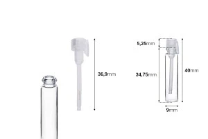 1ml glass perfume sampler vial-2