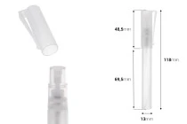Flacon spray de parfum de 8ml miniature en verre qui peut s’accroché - 50 pcs Flacon spray de parfum de 8ml miniature en verre qui peut s’accroché - 50 pcs