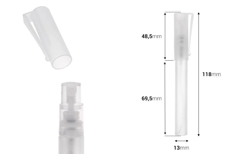 Flacon spray de parfum de 8ml miniature en verre qui peut s’accroché - 50 pcs Flacon spray de parfum de 8ml miniature en verre qui peut s’accroché - 50 pcs