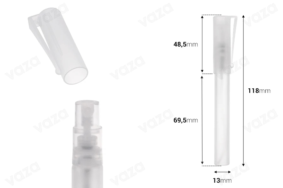 Σπρέι αρωματοποιίας 8 ml μινιατούρα γυάλινο κουμπωτό - 50 τμχ Σπρέι αρωματοποιίας 8 ml μινιατούρα γυάλινο κουμπωτό - 50 τμχ-εικόνα_διαστάσεις