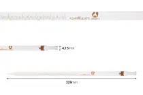 Γυάλινη πιπέτα 10 ml καθορισμένης απελευθέρωσης όγκου με διαβάθμιση Γυάλινη πιπέτα 10 ml καθορισμένης απελευθέρωσης όγκου με διαβάθμιση