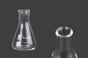 Beuta conica di vetro (Erlenmeyer) da 10 ml con indicazioni di volumetria-1