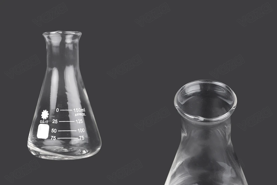 Γυάλινη κωνική φιάλη (Erlenmeyer) 150 ml με ενδείξεις ογκομέτρησης Γυάλινη κωνική φιάλη (Erlenmeyer) 150 ml με ενδείξεις ογκομέτρησης-εικόνα_προϊοντική