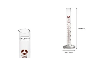 Verrerie volumétrique en verre de 5 ml-2