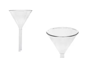 Entonnoir en verre de diamètre 50 mm (extrémité 8 mm)-1