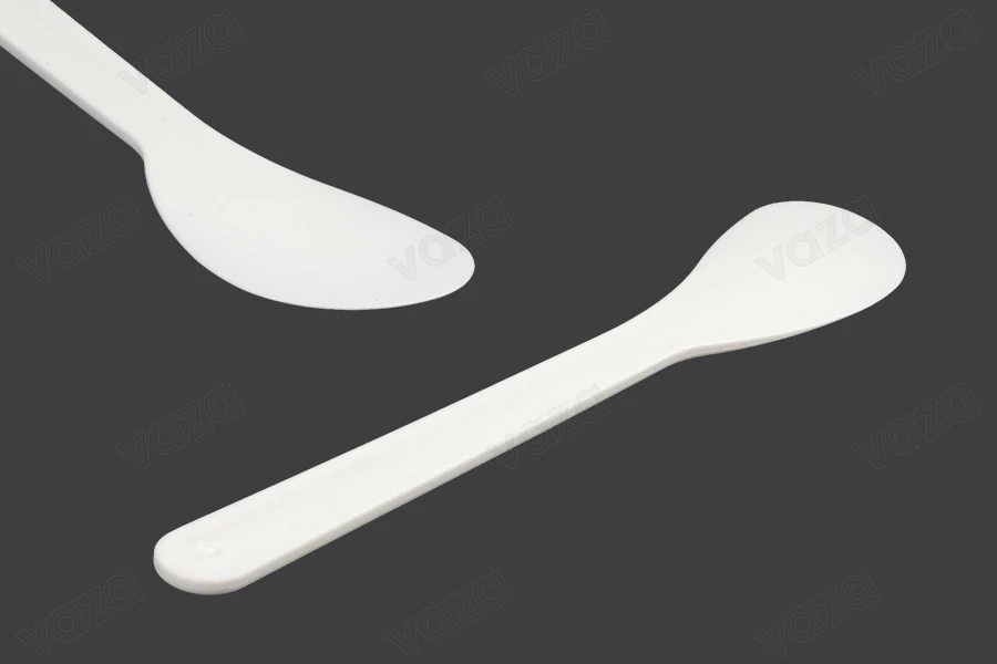 Spatula for cream plastic (PE) white 133 mm - 24 pcs-image_product