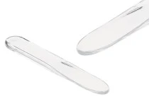 Spatula for cream plastic (PE) transparent 68 mm - 50 pcs Spatula for cream plastic (PE) transparent 68 mm - 50 pcs